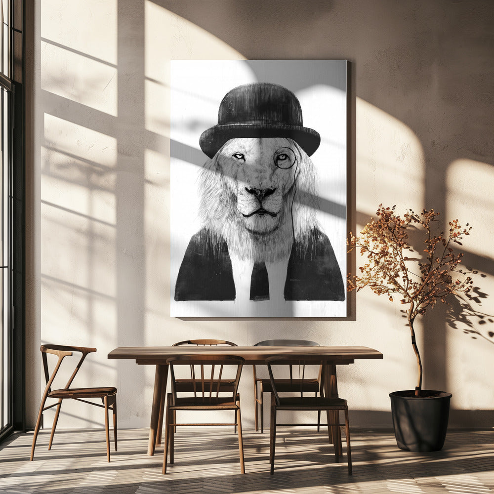 Herr Löwe | Leinwand
