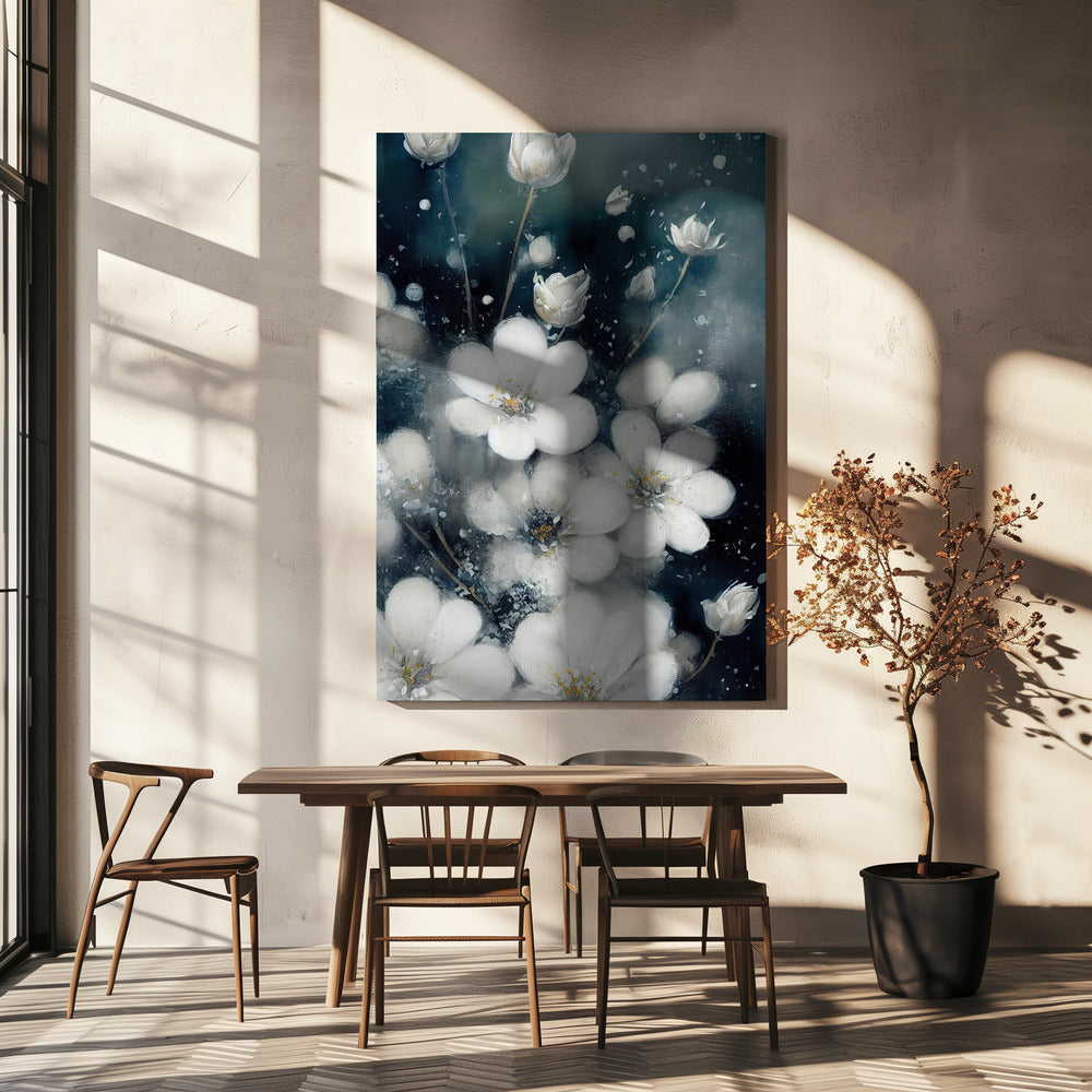 Flüsternde Blüten | Leinwand