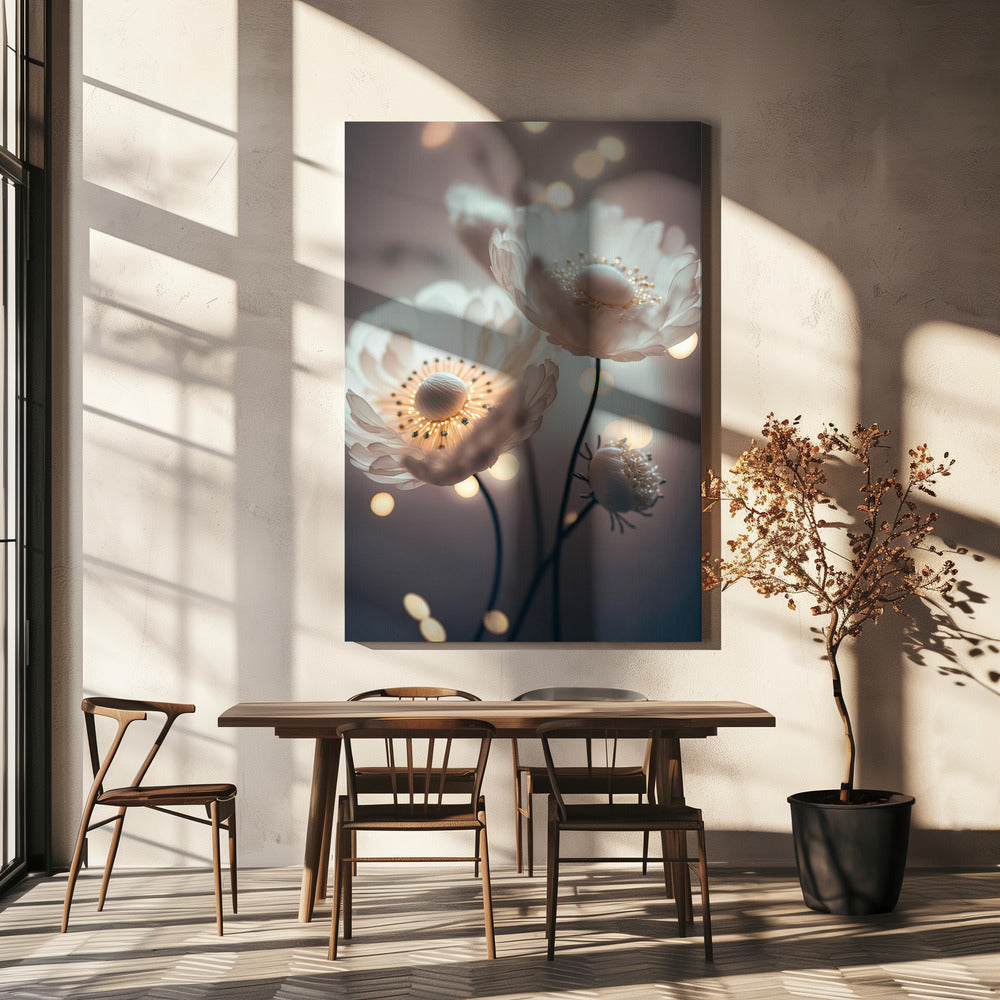 Verträumte Blüten | Leinwand