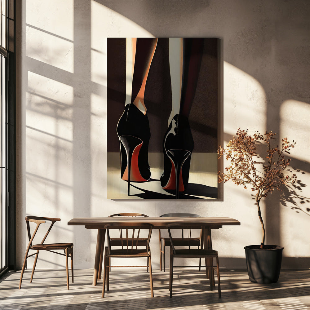 Schlanke Stiletto-Strebe | Leinwand