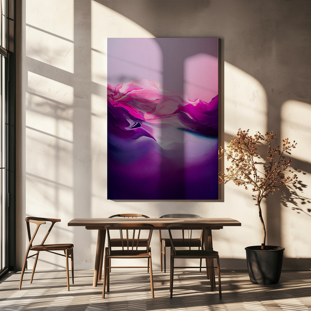 Crimson Horizon | Canvas