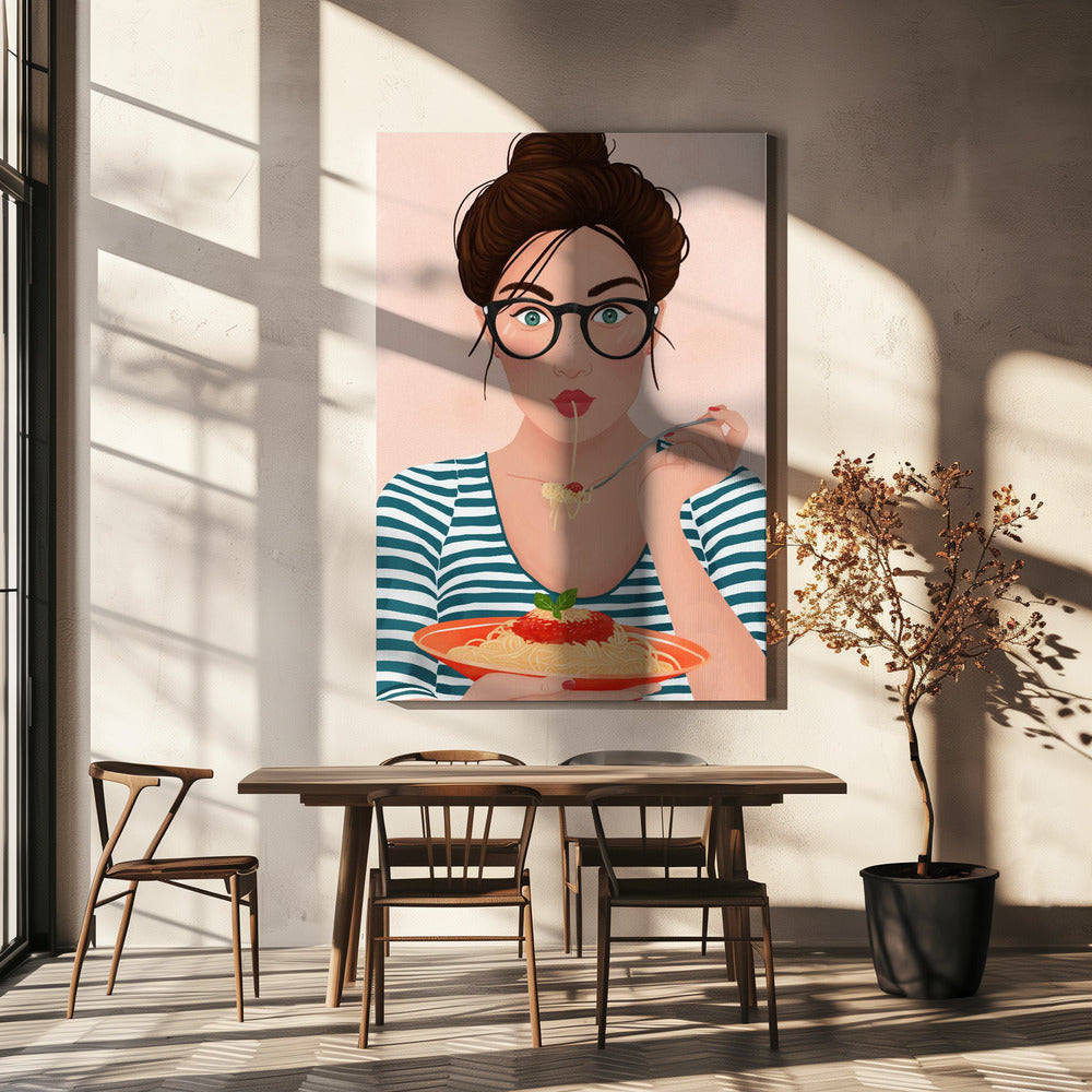 Spaghetti | Leinwand