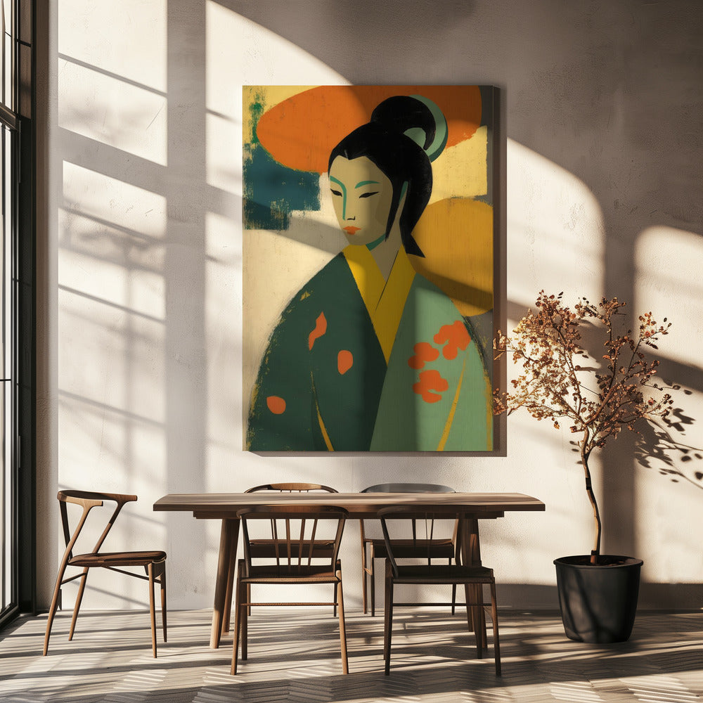 Elegantes Portrait | Leinwand
