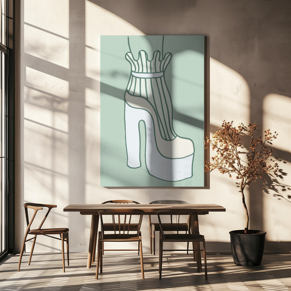 Shoe Green | Canvas