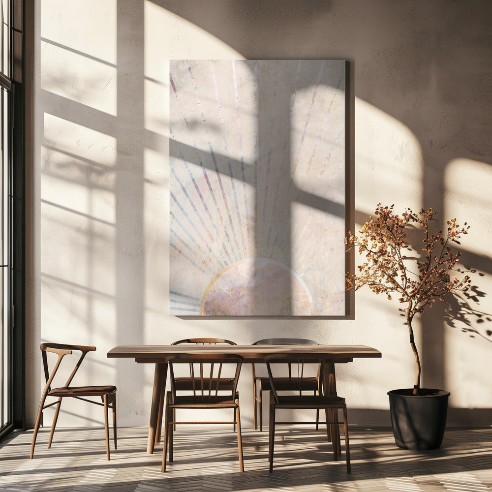 Morgen Boho Sonnenstrahlen | Leinwand
