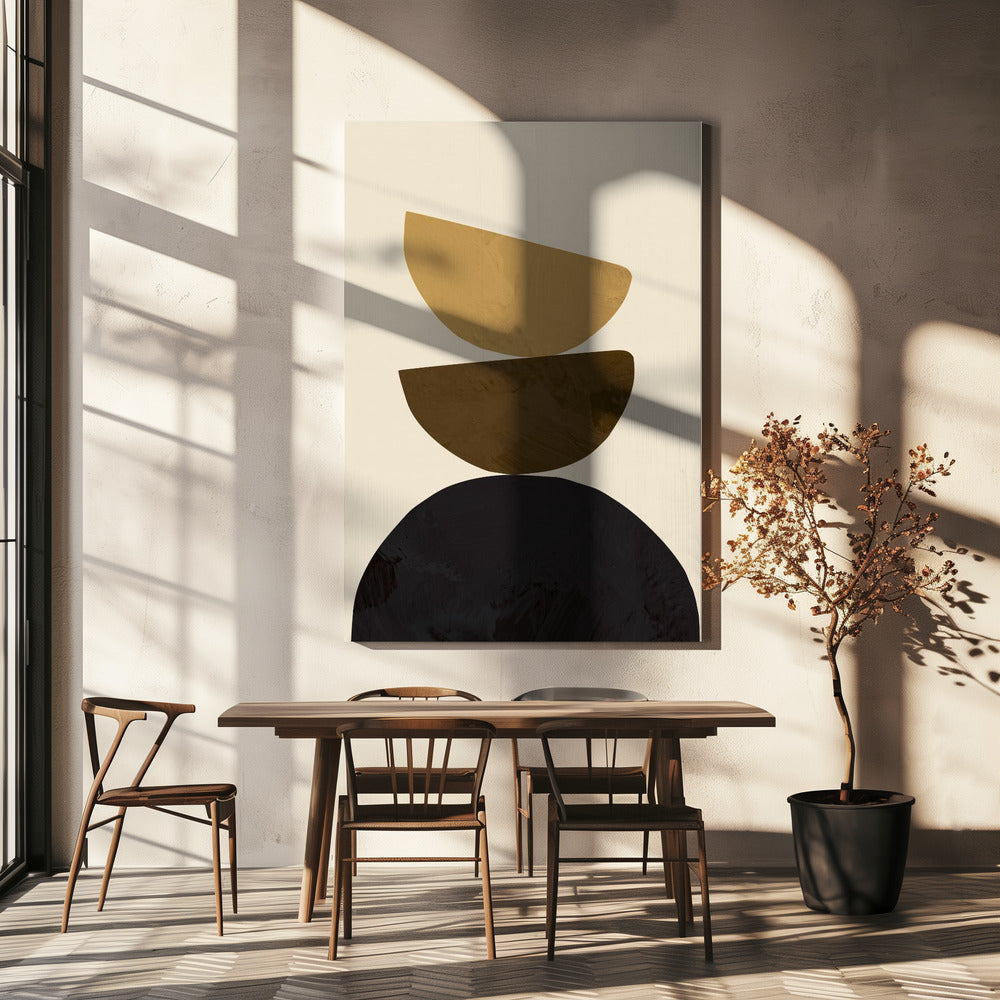 Geometrical Yellow | Canvas