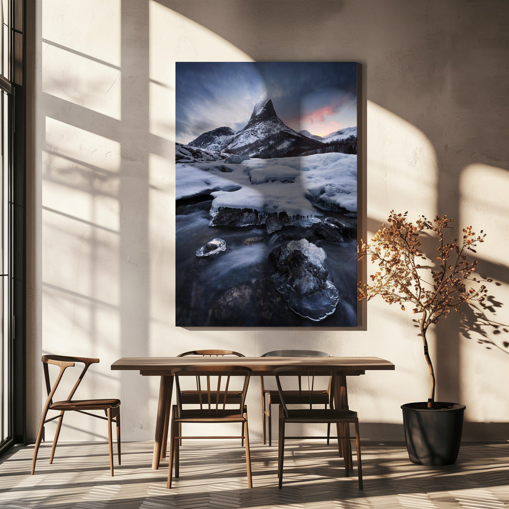 Eisige Krönung | Leinwand