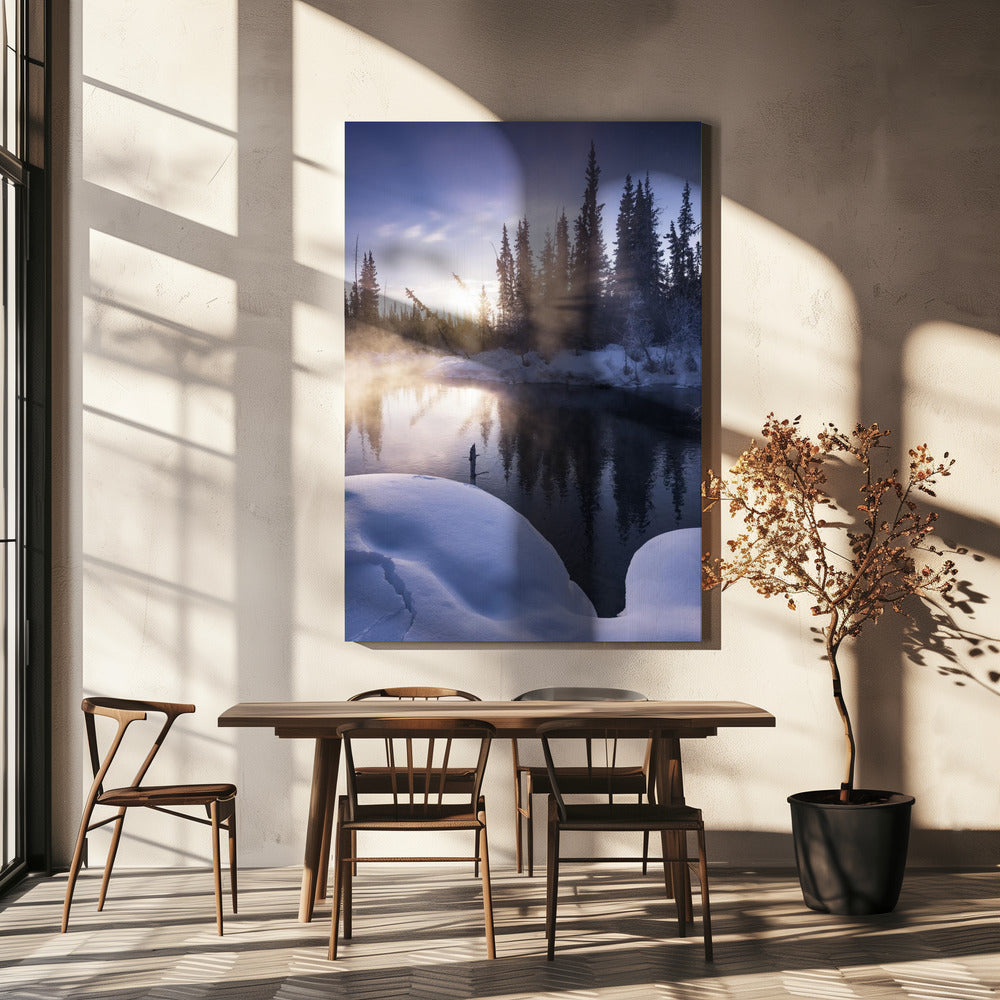 Alaskanischer Winter | Leinwand