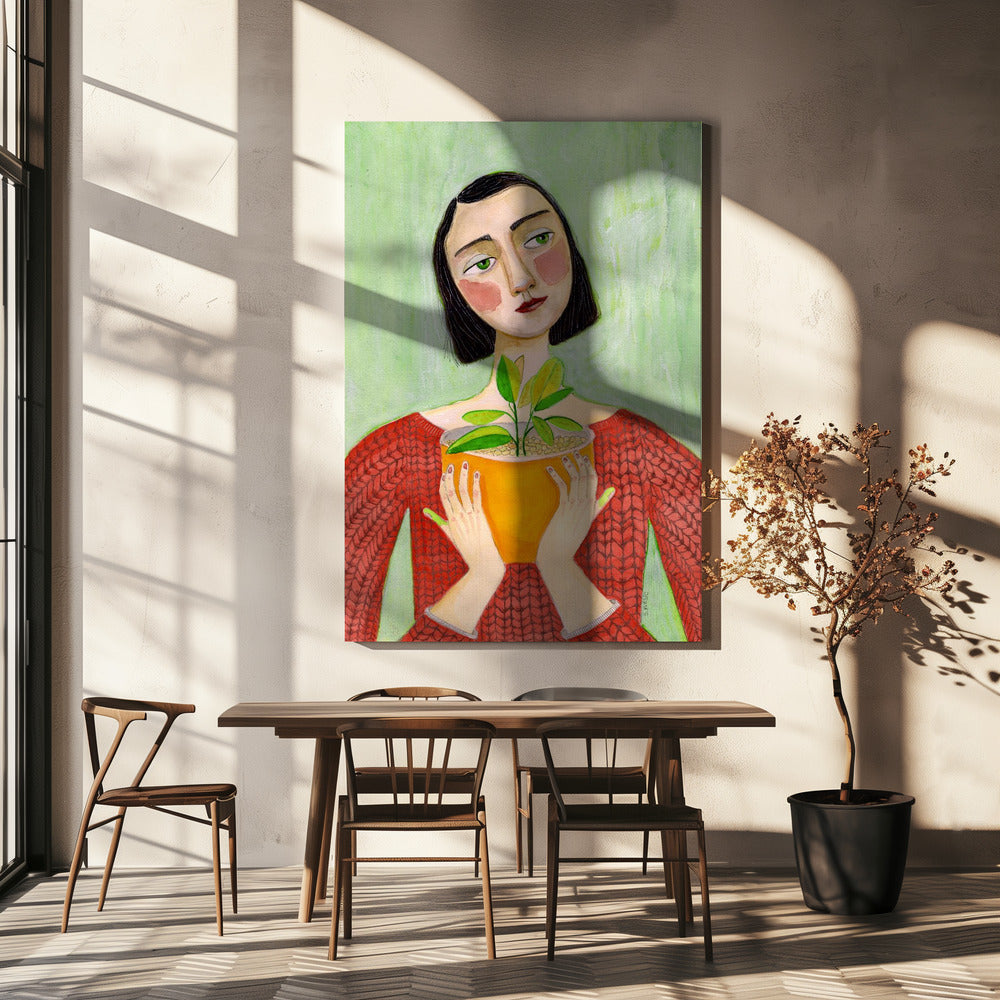 Pflanzenmama | Leinwand