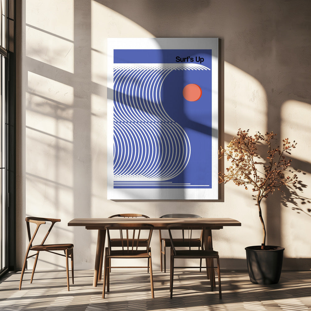Surf's Up Blue | Canvas