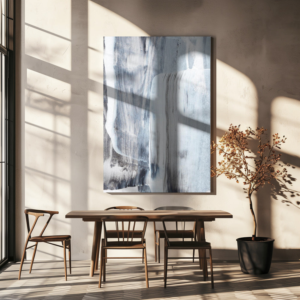 Black And White Brushstrokes | Canvas