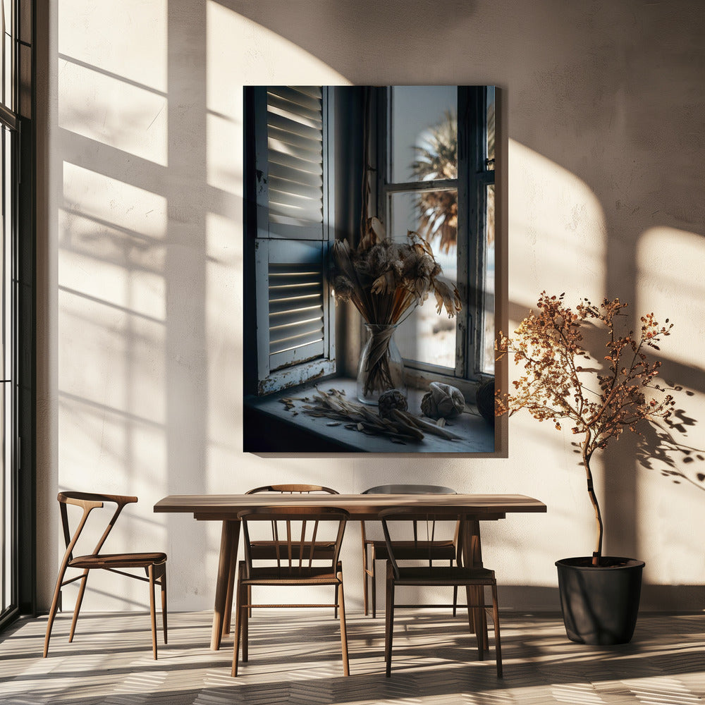 Sonnenbeschienenes Stillleben | Leinwand