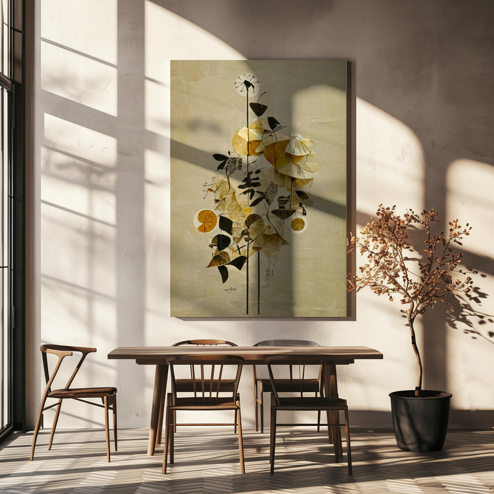 Golden Blossoms | Canvas