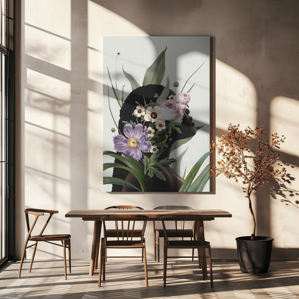 Lila Blume | Leinwand