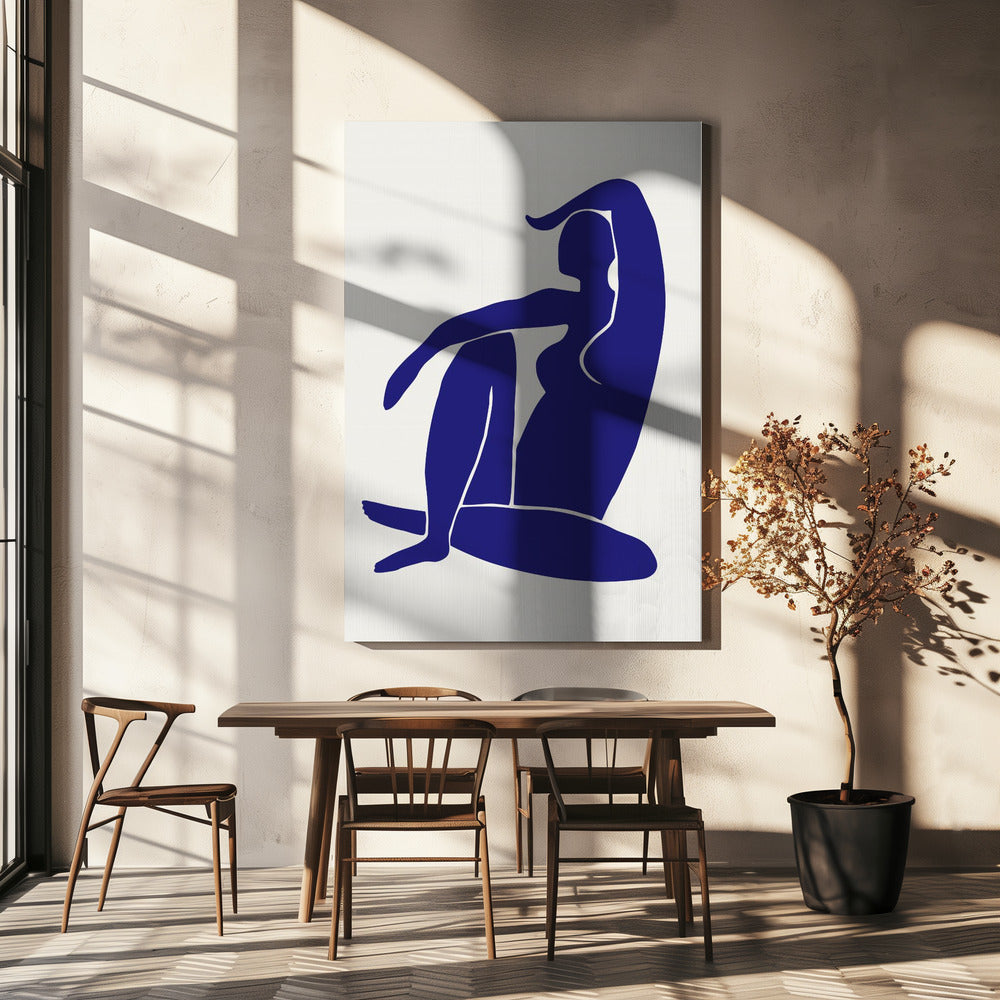 Abbildung Blau | Leinwand