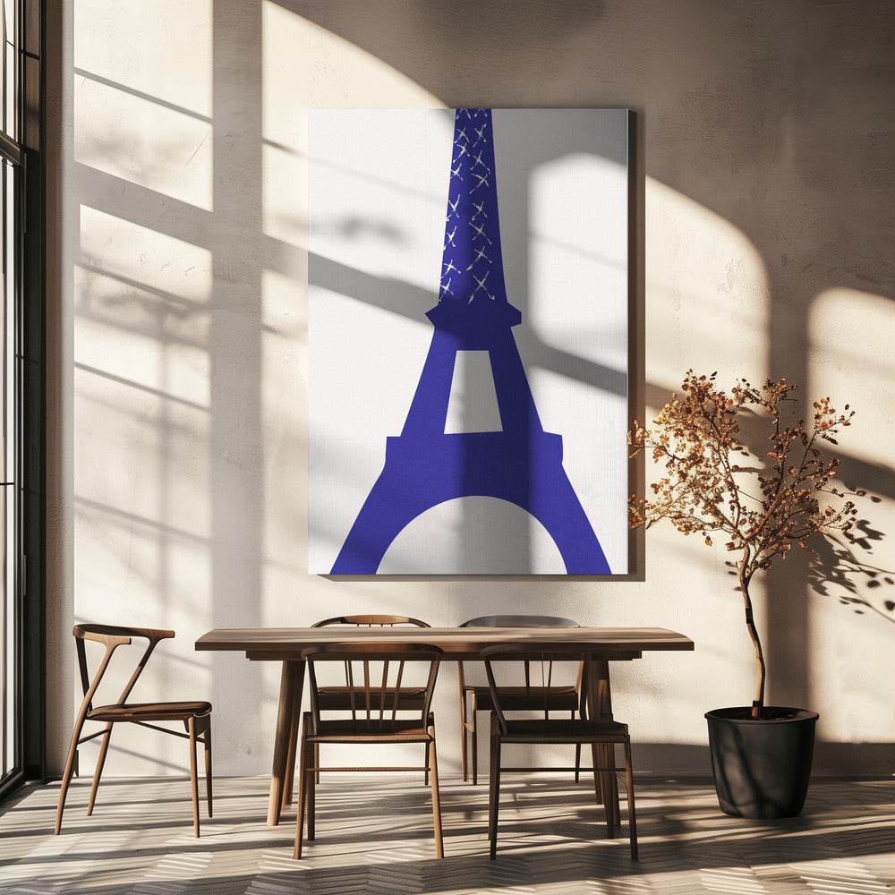 Eiffel Bleu | Leinwand