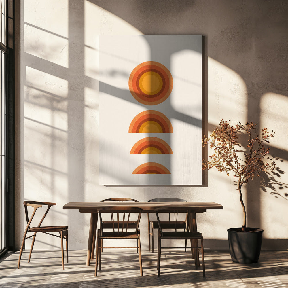 Sonnenuntergangsechos | Leinwand