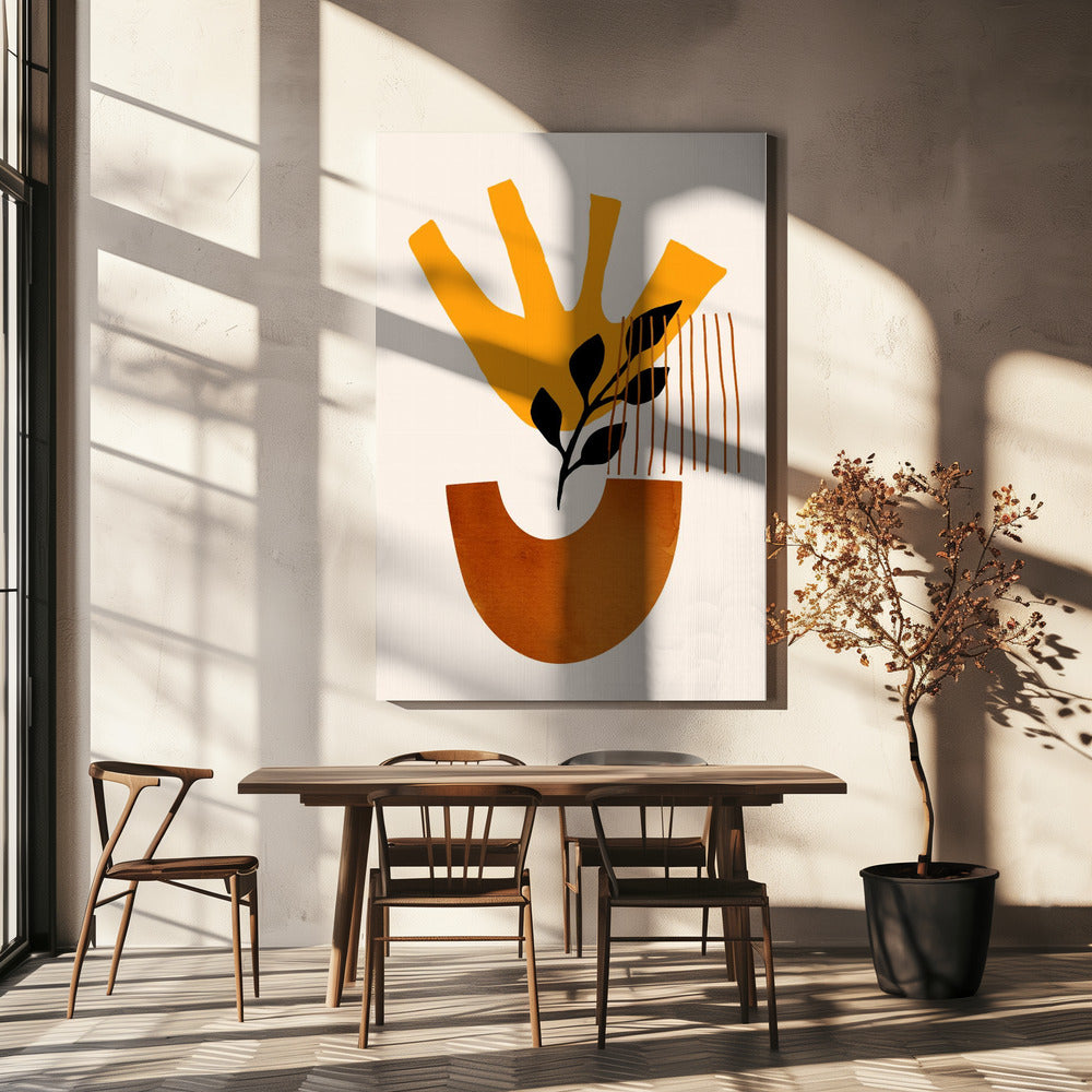 Sonnenscheinblume Nr. 5 | Leinwand
