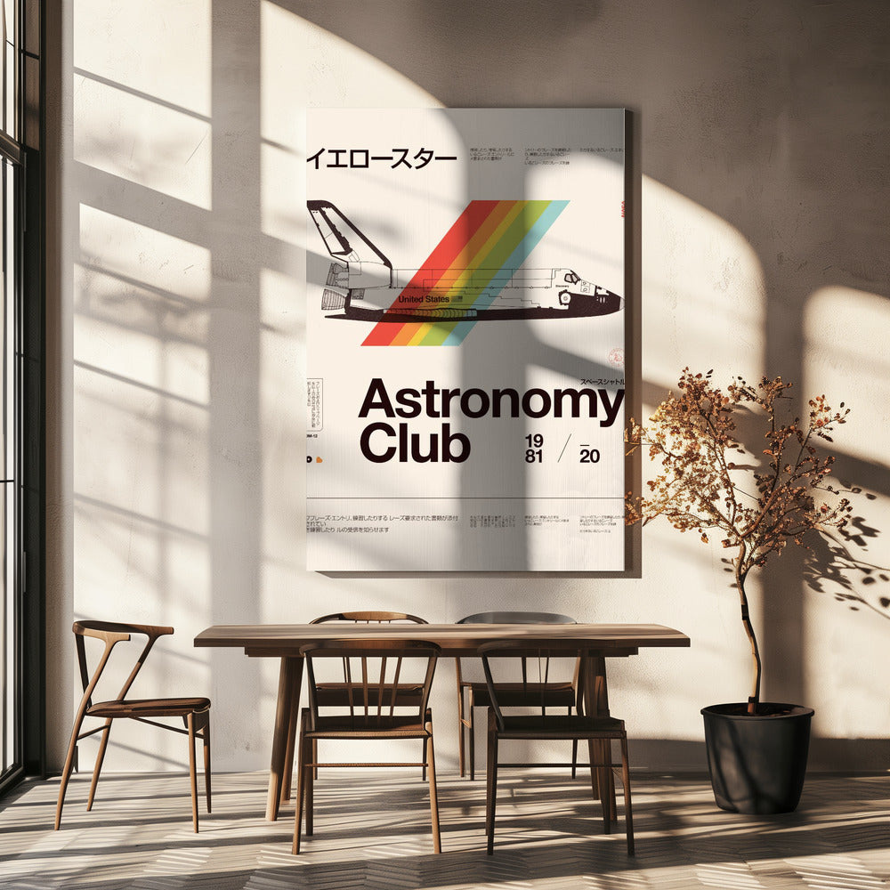 Astronomie-Club ★★★ S | Leinwand