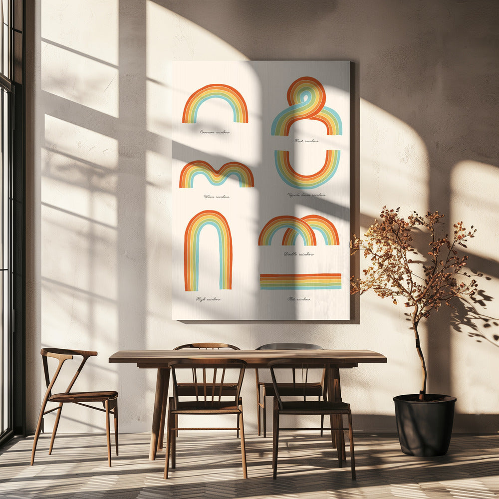 Kenne deine Regenbogen | Leinwand