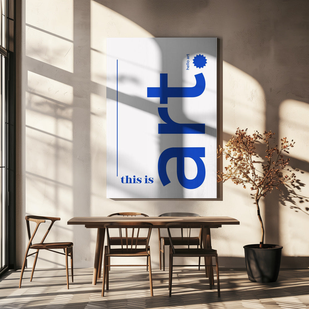 Hallo Fette Typografie | Leinwand