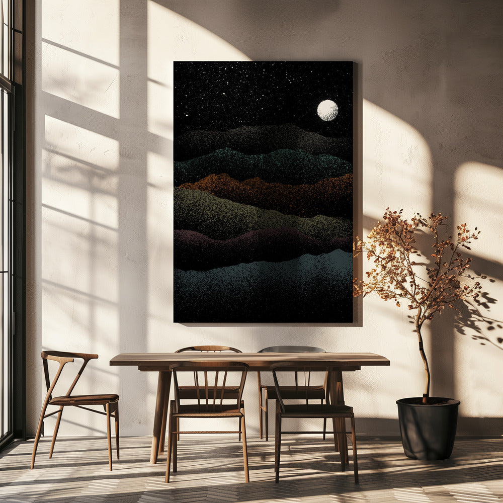 Jenseits der Berge | Leinwand