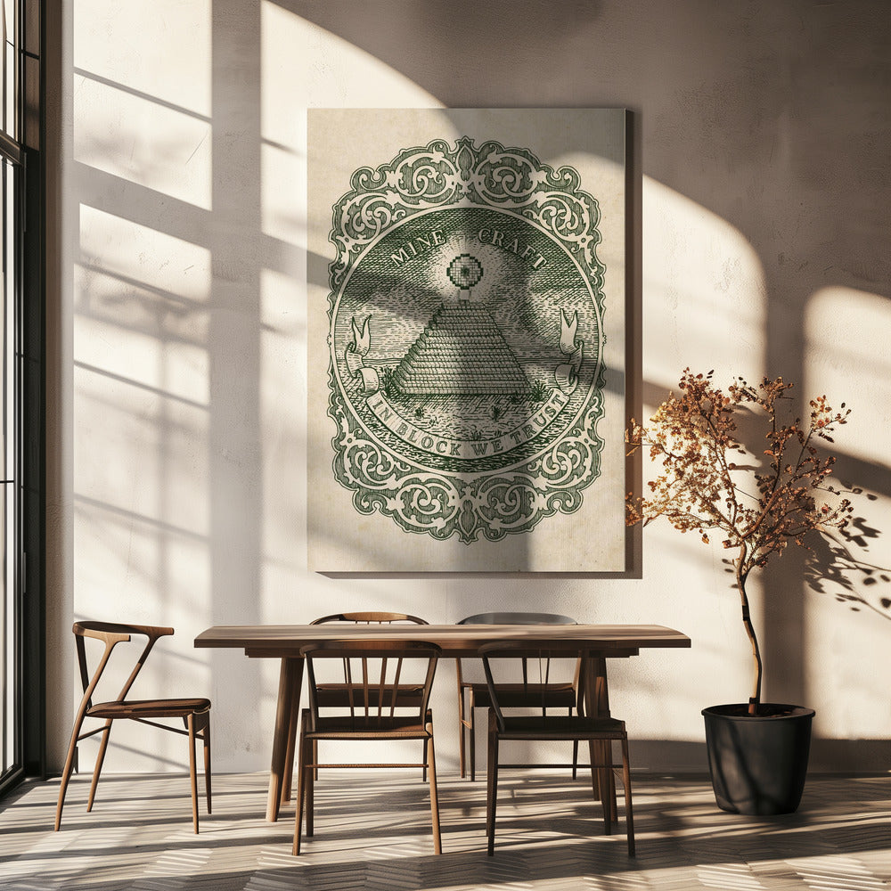 In Block We Trust | Leinwand