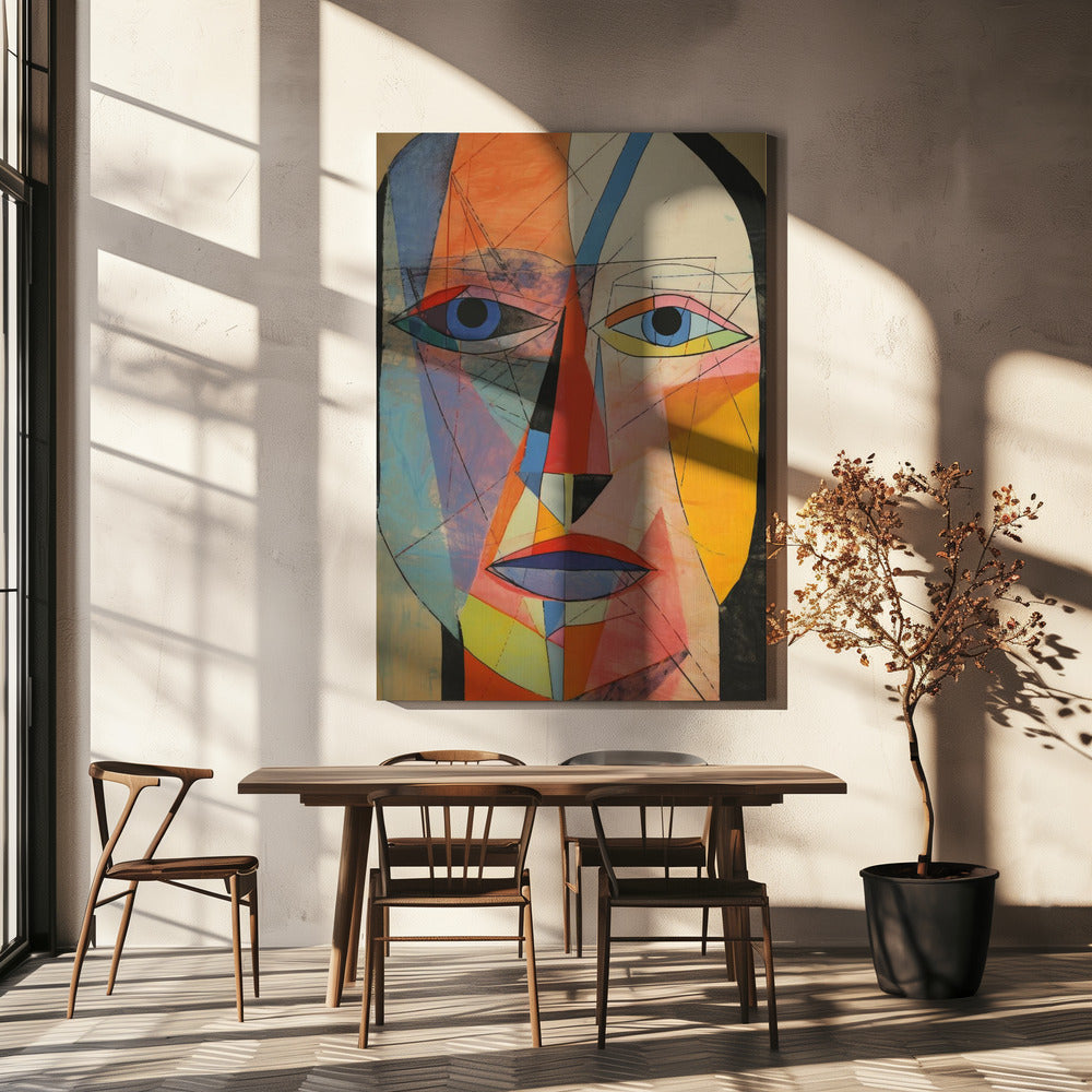Geometrische Reflexion | Leinwand