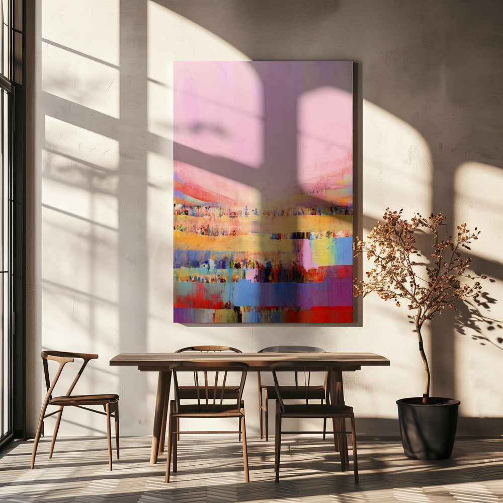 Bunter Horizont | Leinwand