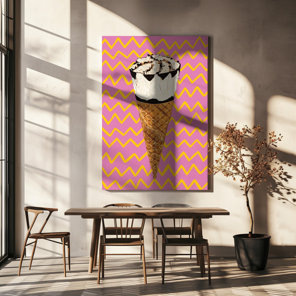 Cornetto Rosa | Leinwand