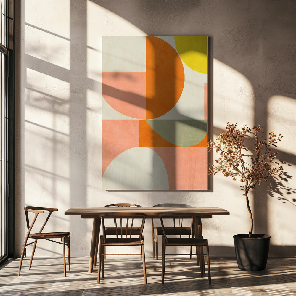 Summer Circles22 3 V | Canvas