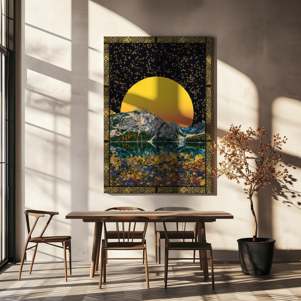Mond & Sterne | Leinwand