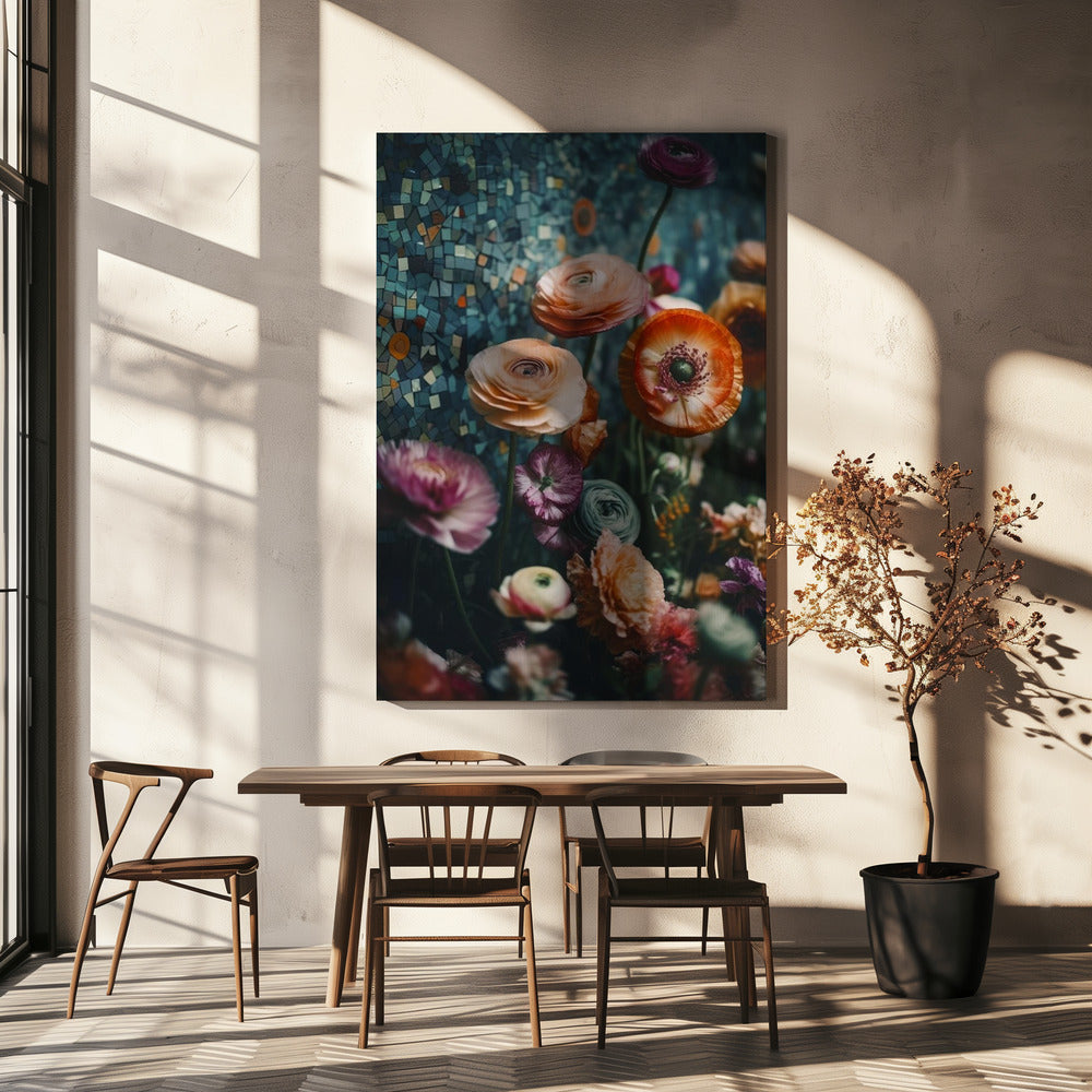 Mosaik Blooming | Leinwand