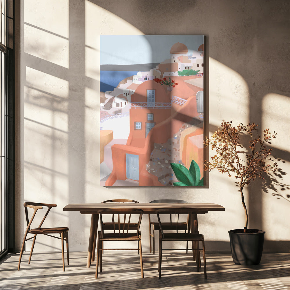 Santorin, Griechenland | Leinwand