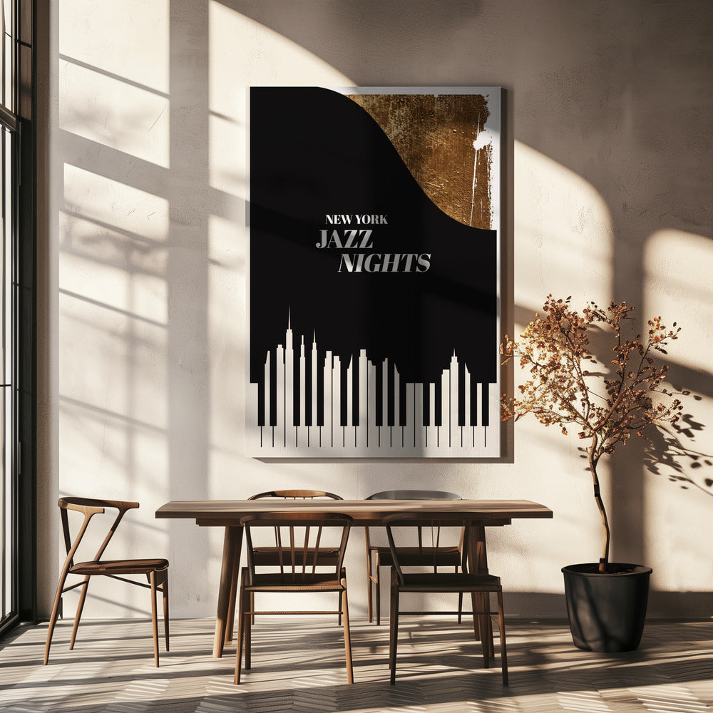 Jazz-Nächte | Leinwand