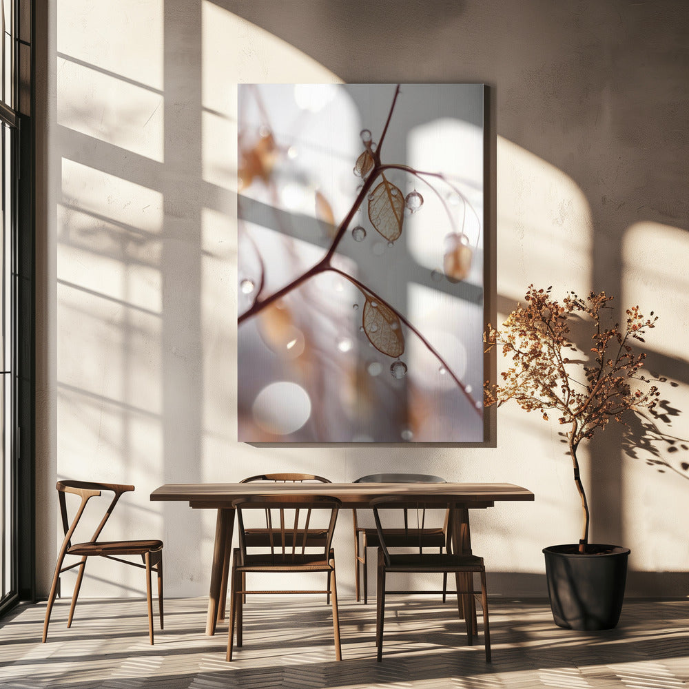 Taufrische Eleganz | Leinwand