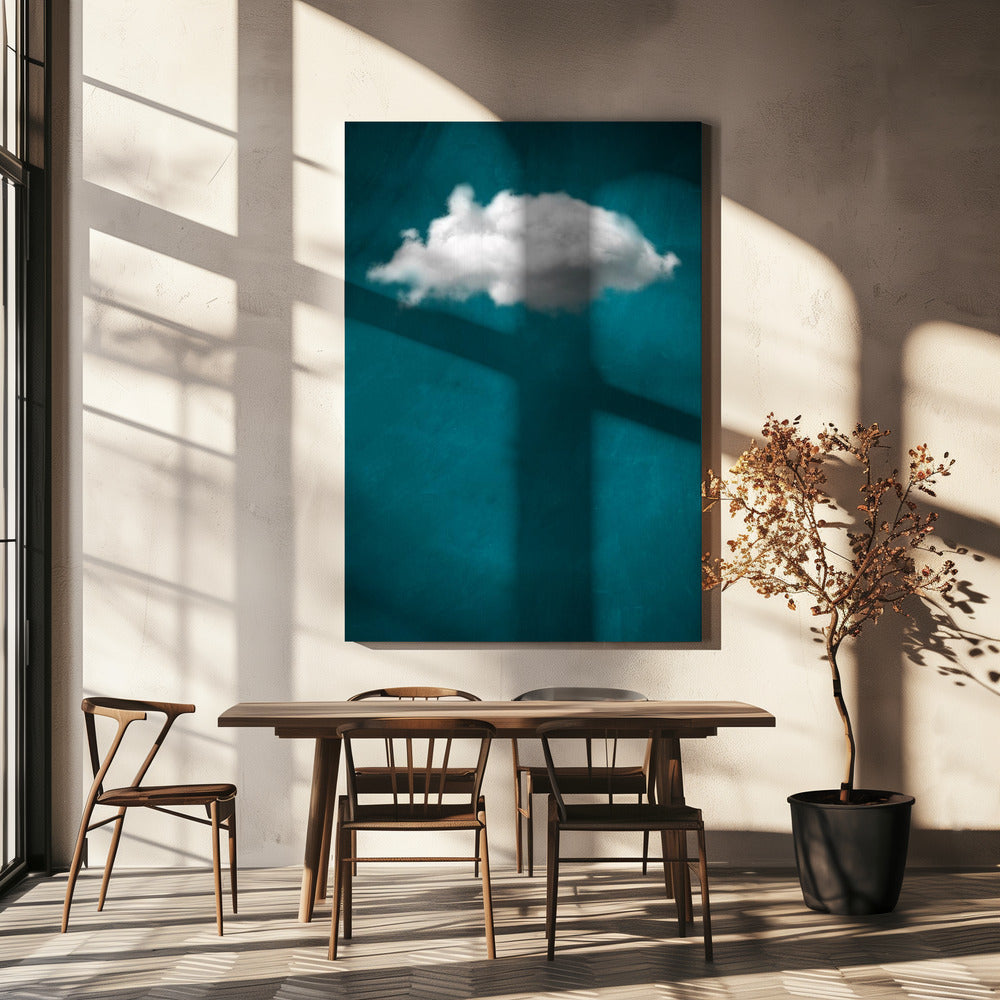 Teal Cloud Nr. 1 | Leinwand