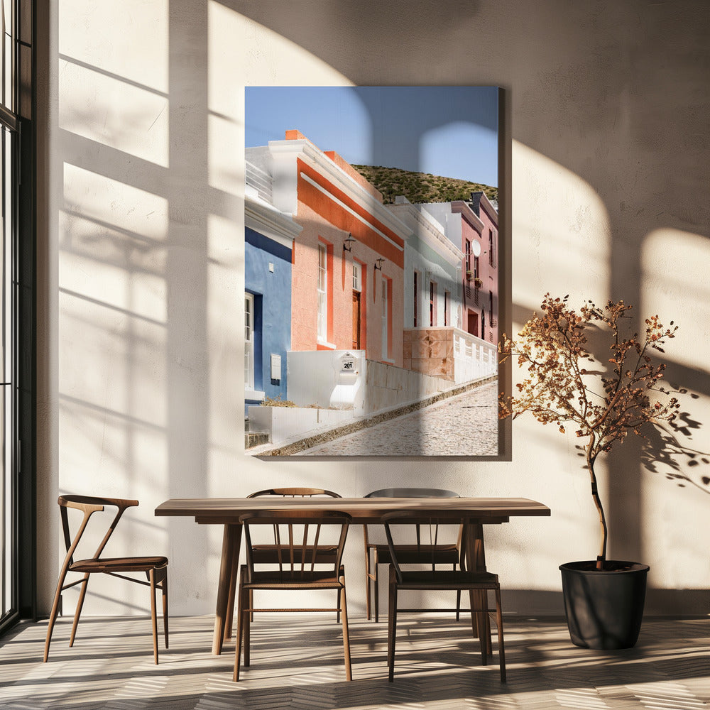 Colorful Street Row | Canvas