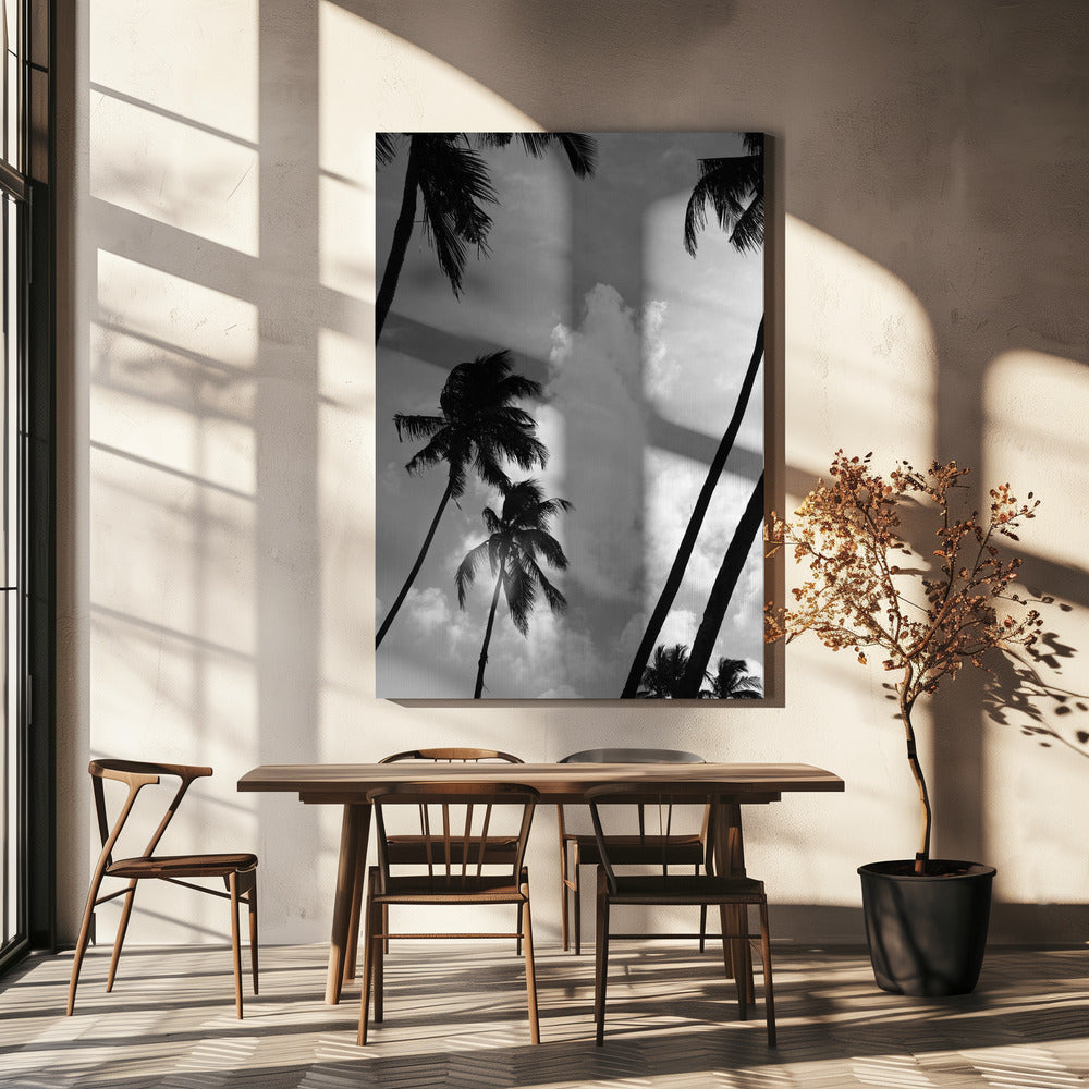 Palmensilhouette | Leinwand