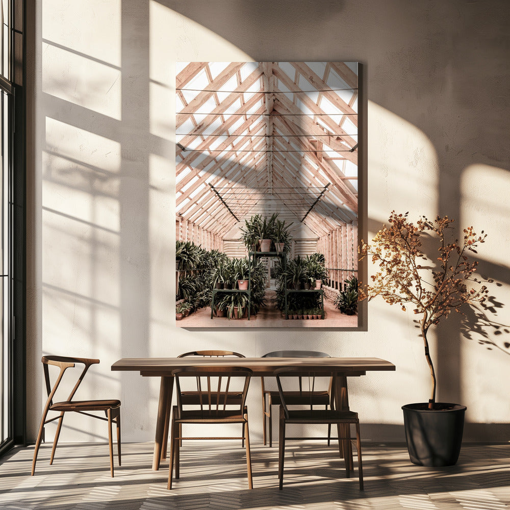 Serene Gewächshaus | Leinwand