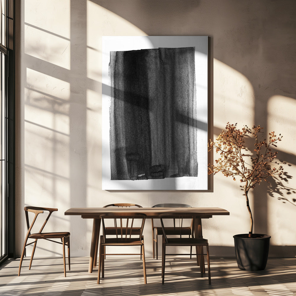 Monochromer Schleier | Leinwand