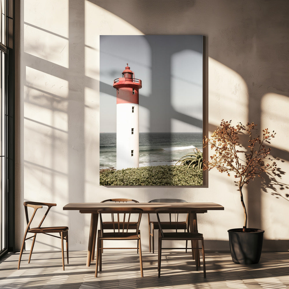 Leuchtfeuer am Meer | Leinwand