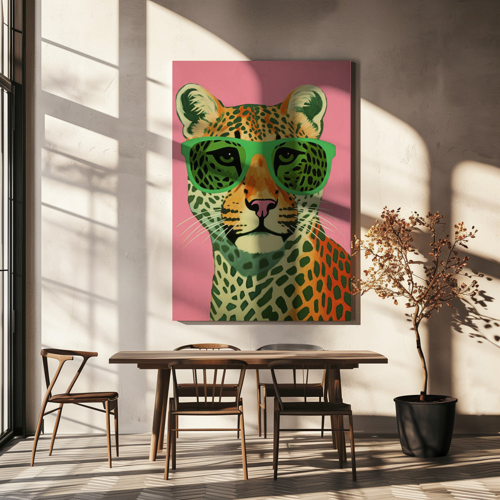 Cooles Katzenportrait | Leinwand