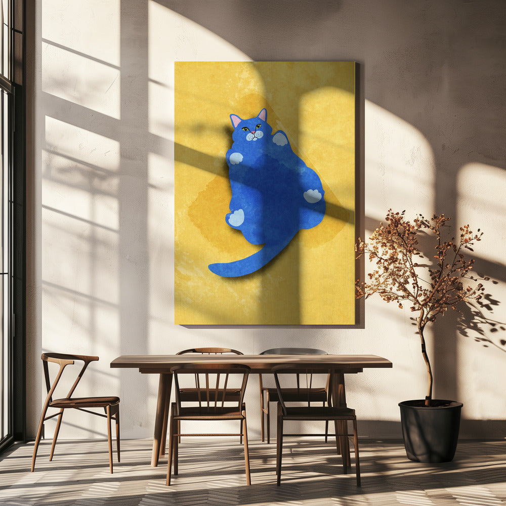 Fette Katze | Leinwand