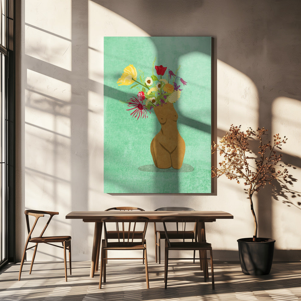 Ich bin eine Wildblume | Leinwand
