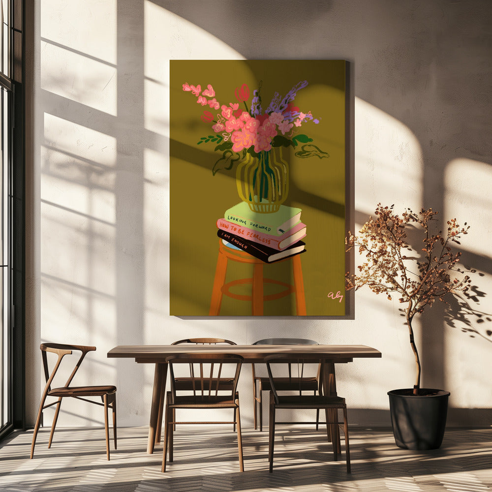 Blumenvase | Leinwand