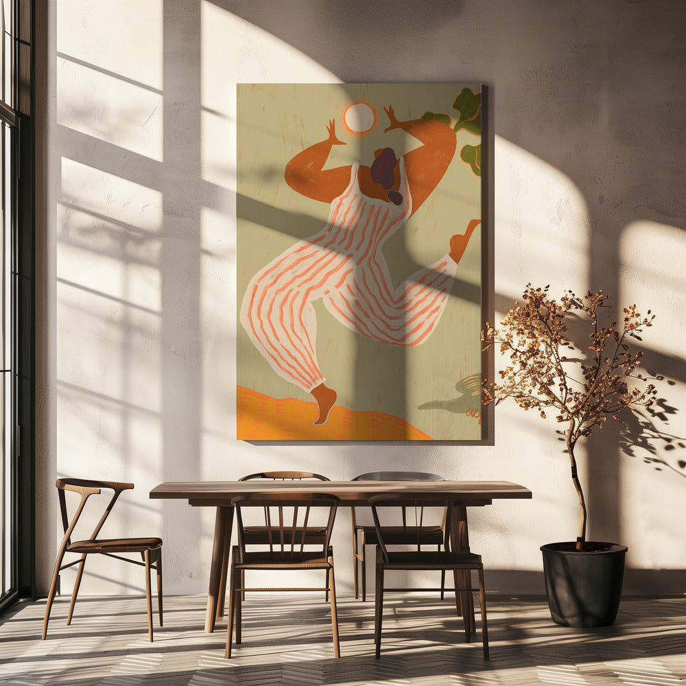 Greif nach der Sonne | Leinwand