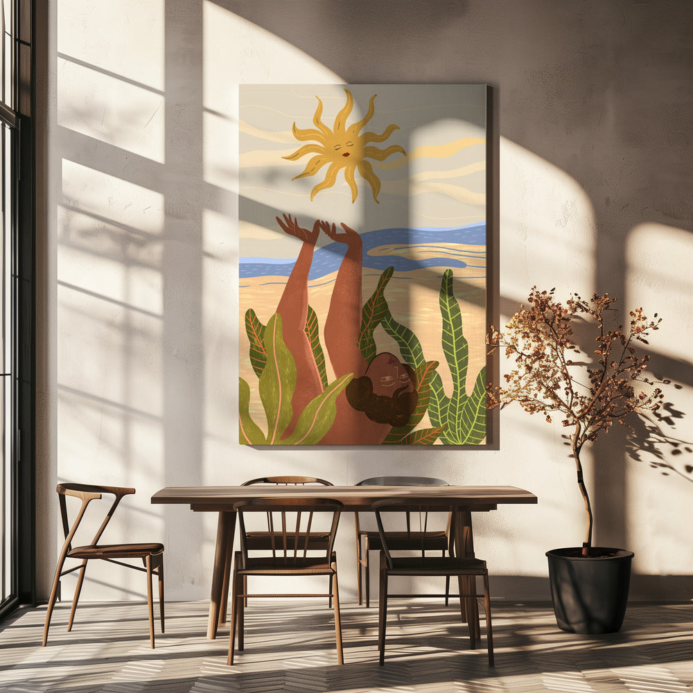 Sonnenanbetung | Leinwand