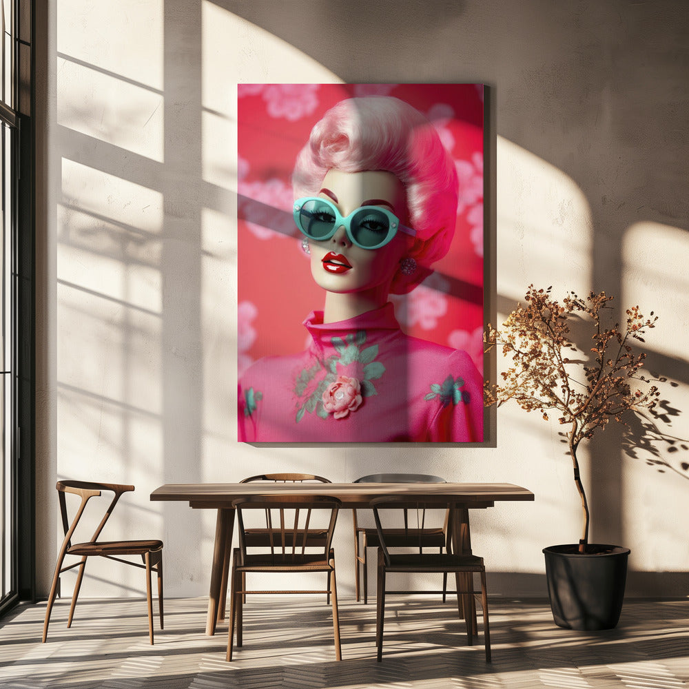 Retro-Glamour-Ikone | Leinwand