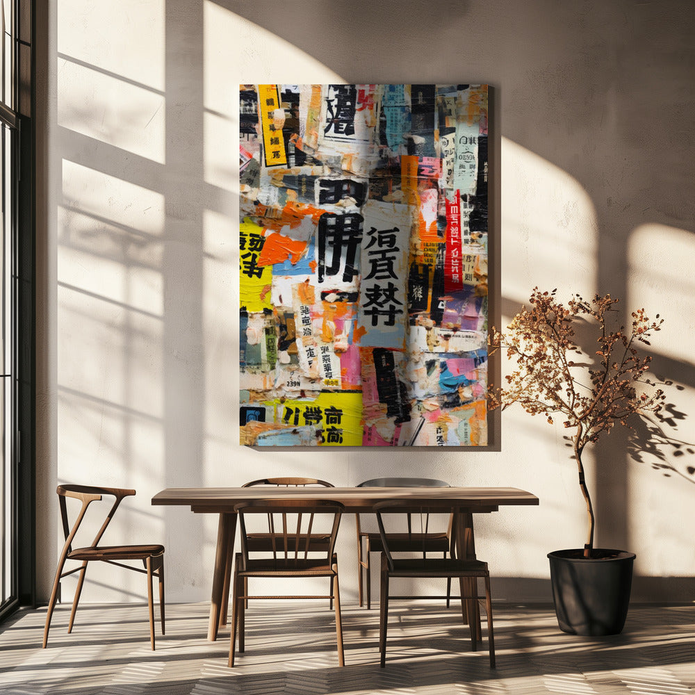 Urbane Fragmentierung | Leinwand